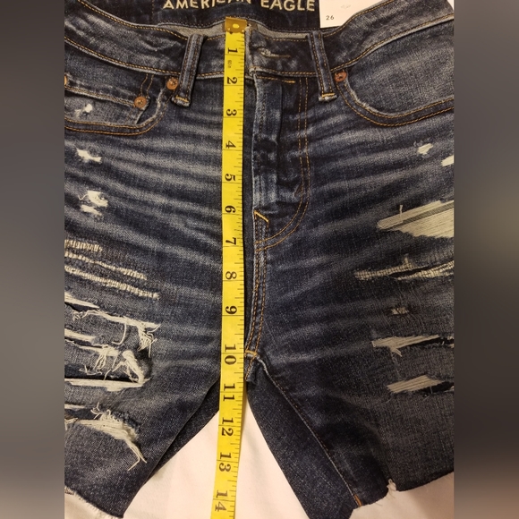 NWT American Eagle Jeans Short Color Blue Size 26 - Picture 3 of 11